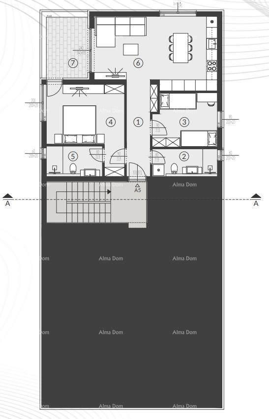 Vendita di appartamenti in moderna nuova costruzione con piscina, Fažana!