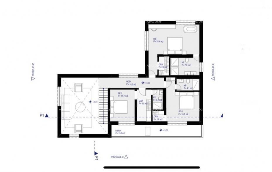 Vendita - terreno edificabile con permesso, la costruzione può iniziare subito! Kanfanar!