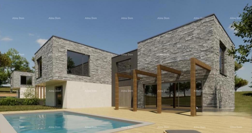 Vendita - terreno edificabile con permesso, la costruzione può iniziare subito! Kanfanar!