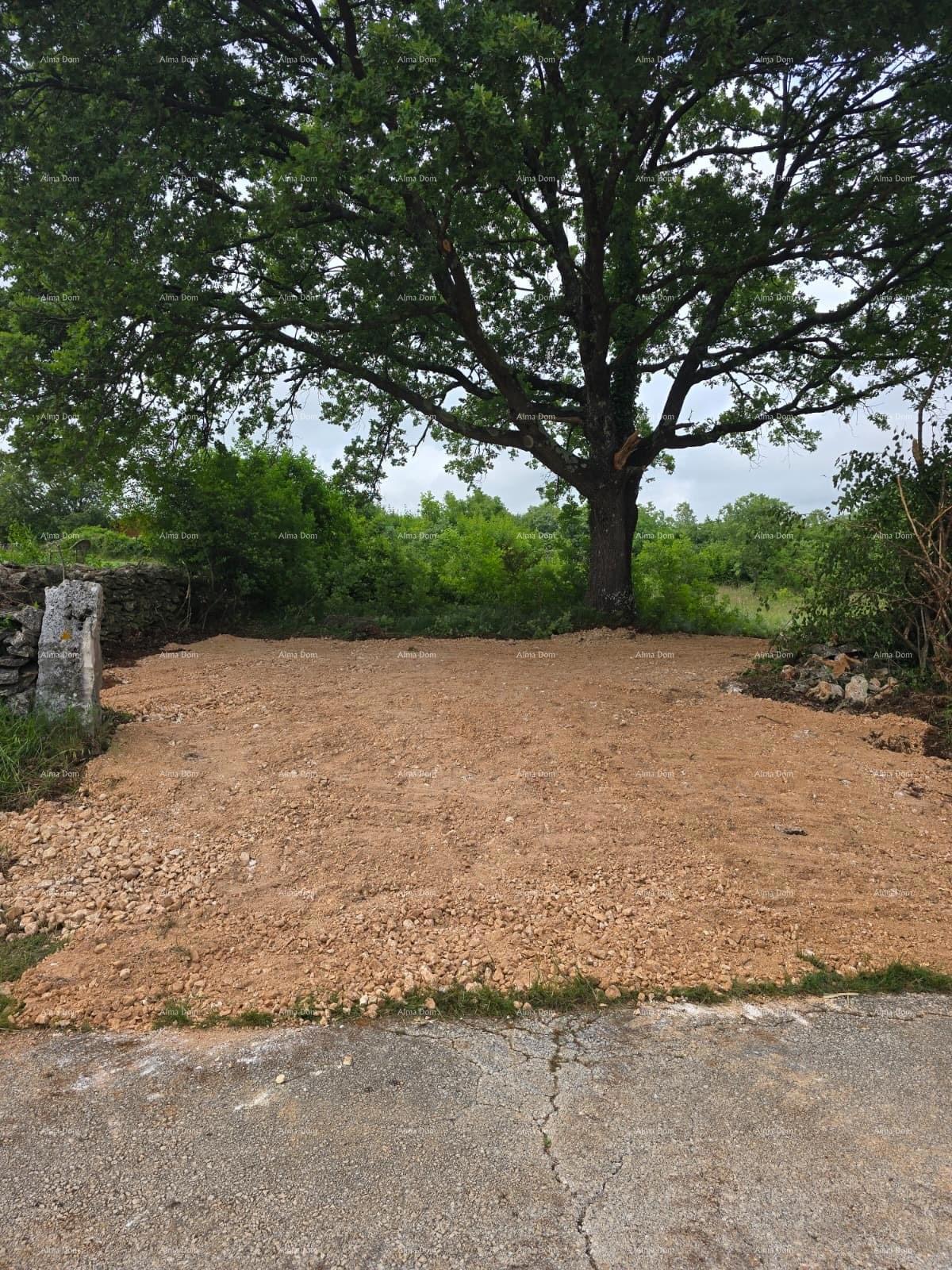 VENDITA – Terreno edificabile con permesso di costruzione e progetto di casa con piscina, Marčana!