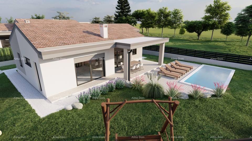 In vendita casa a piano terra con piscina in costruzione