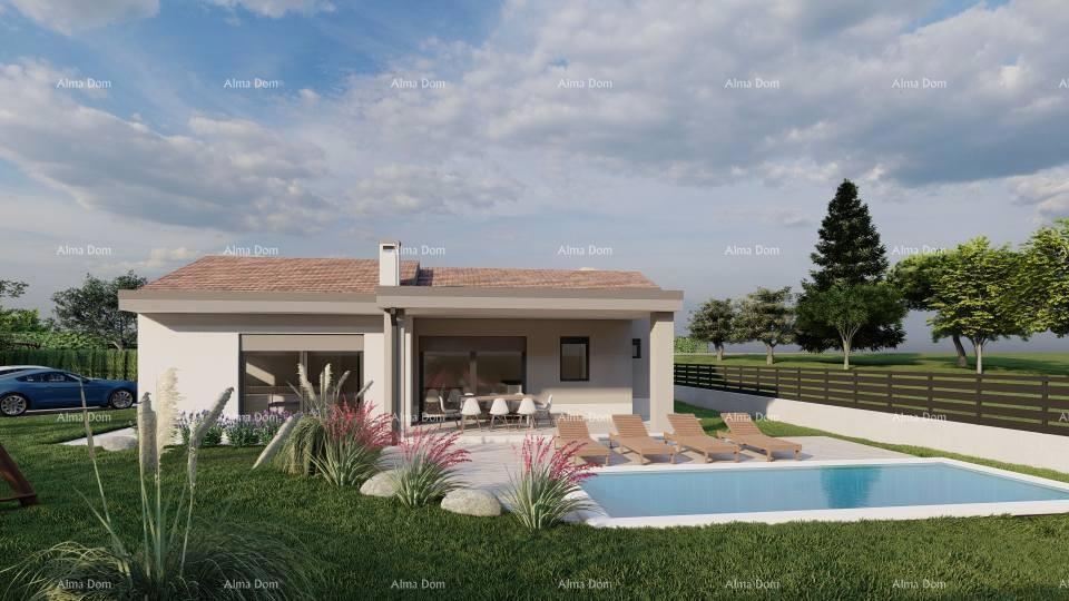 In vendita casa a piano terra con piscina in costruzione