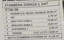 Novigrad – Novogradnja, appartamento di 81,22 m² con terrazza di 13 m².