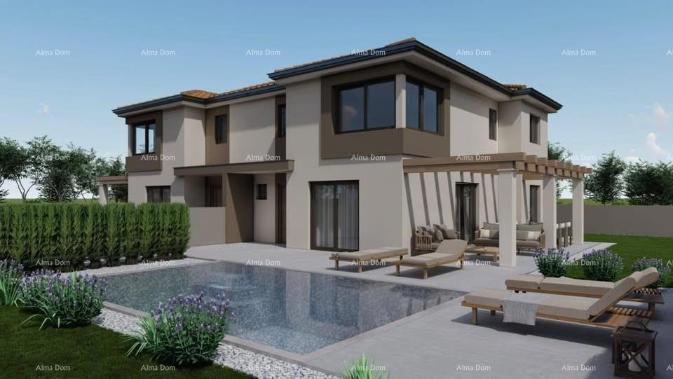 Due ville moderne con piscina e sauna in costruzione - Istria