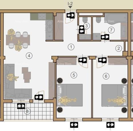 Appartamenti in vendita in un nuovo complesso residenziale in costruzione, vicino al tribunale, Pola!