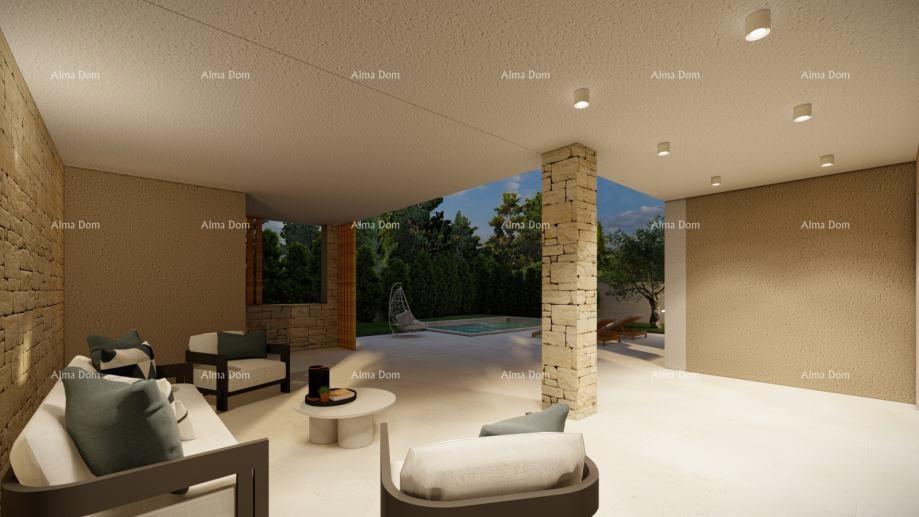 In vendita duplex casa in un tranquillo quartiere vicino a Vodnjan.