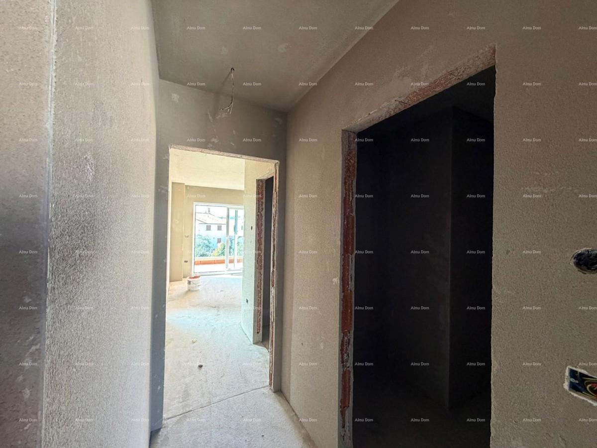 Penthouse, stanza con garage e posto auto, nel nuovo complesso residenziale, Valdebek, Pula! Zg6 S4