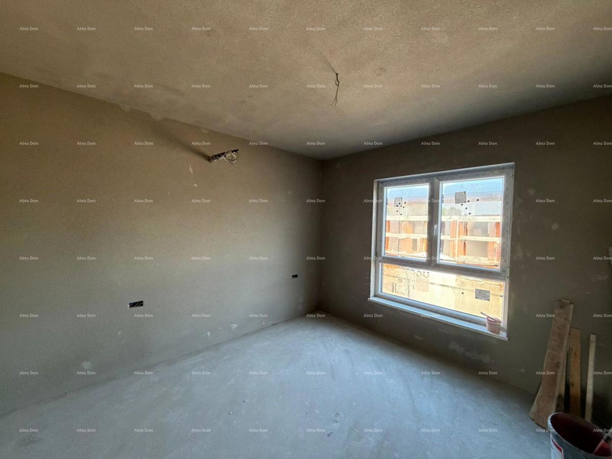 Penthouse, stanza con garage e posto auto, nel nuovo complesso residenziale, Valdebek, Pula! Zg6 S4