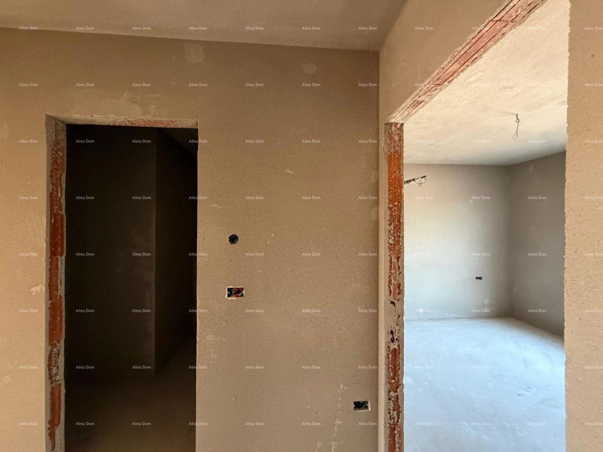 Penthouse, stanza con garage e posto auto, nel nuovo complesso residenziale, Valdebek, Pula! Zg6 S4