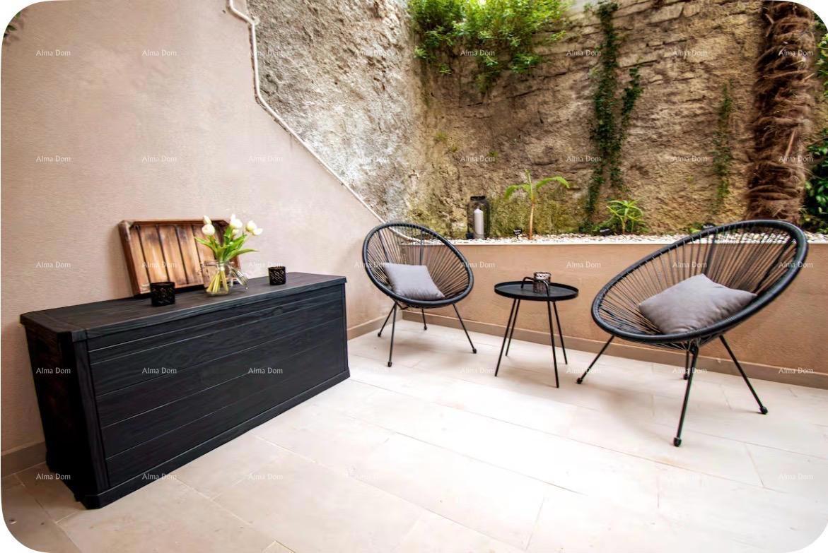 Pula – Appartamento confortevole al piano terra con terrazza, 35 m2
