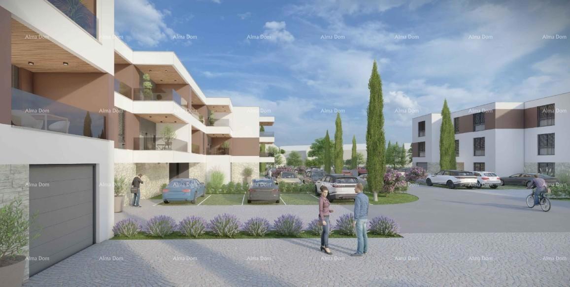 Vendita - appartamento in nuova costruzione con garage, posto auto e cantina, Pula!