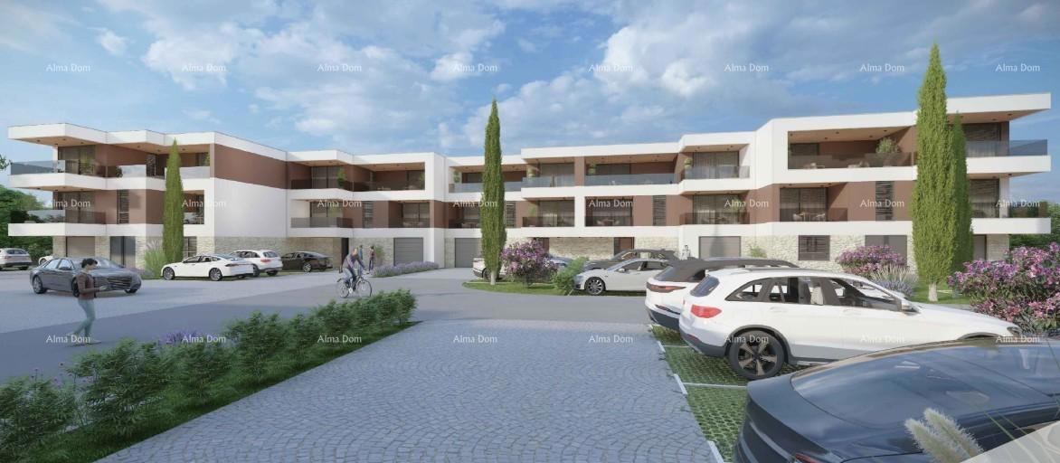 Vendita - appartamento in nuova costruzione con garage, posto auto e cantina, Pula!