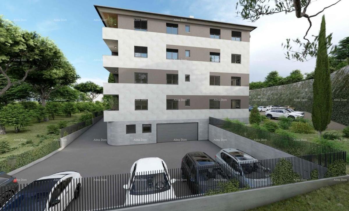 Appartamenti in vendita in un nuovo complesso residenziale in costruzione, vicino al tribunale, Pola!