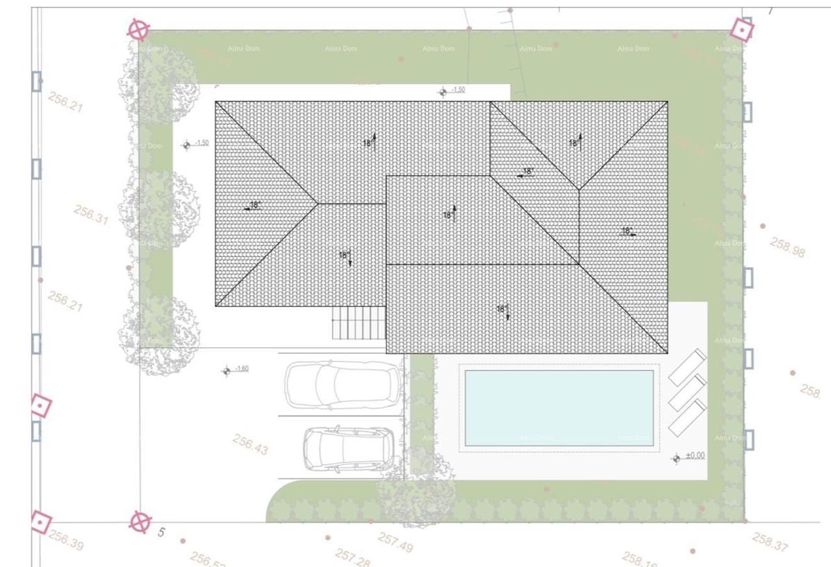 Vendita di terreno edificabile con progetto,BIBIĆI!!