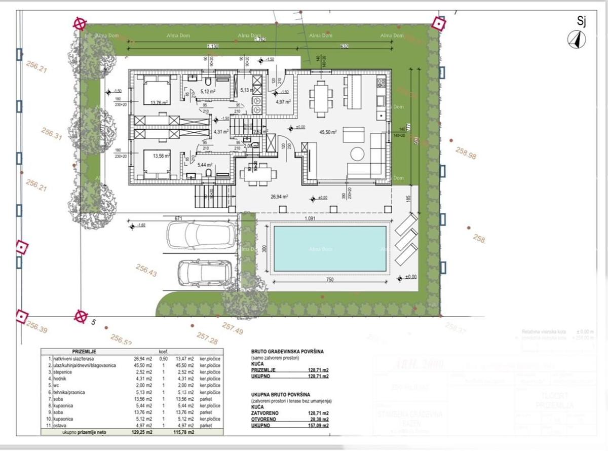 Vendita di terreno edificabile con progetto,BIBIĆI!!