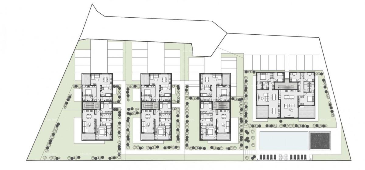 Vendita di appartamenti in moderna nuova costruzione con piscina, Fažana!