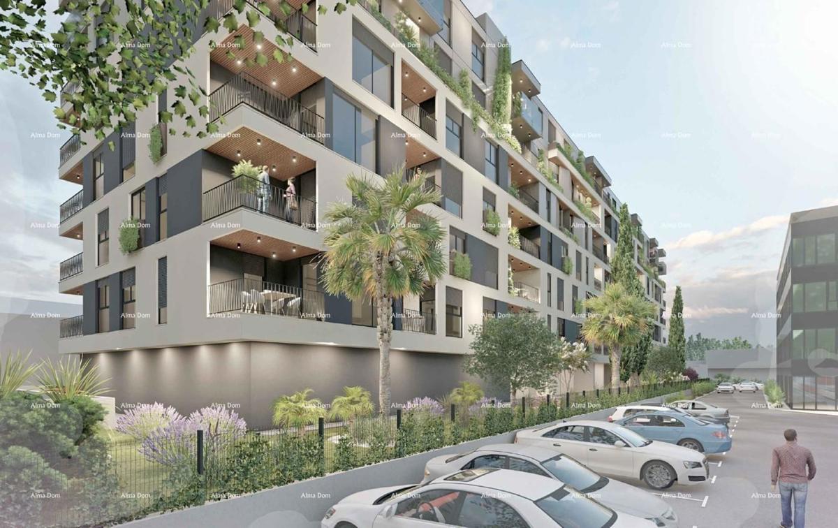 Pula, nuovo progetto! Edificio residenziale moderno con ascensore, vicino al centro.