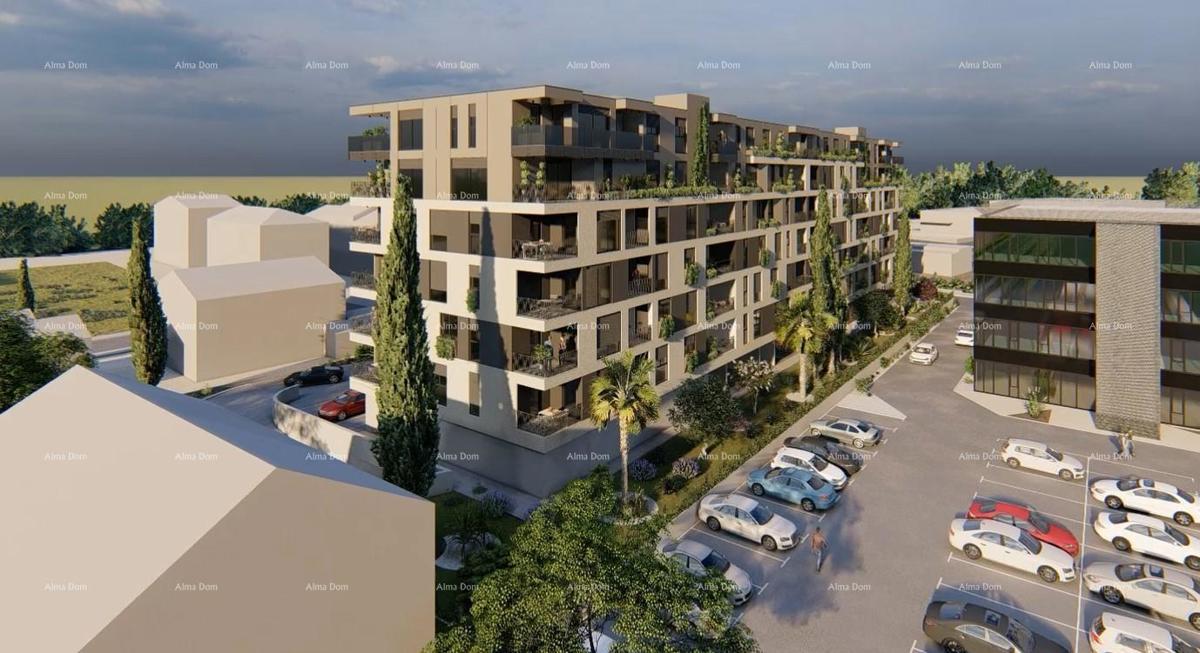 Pula, nuovo progetto! Edificio residenziale moderno con ascensore, vicino al centro.