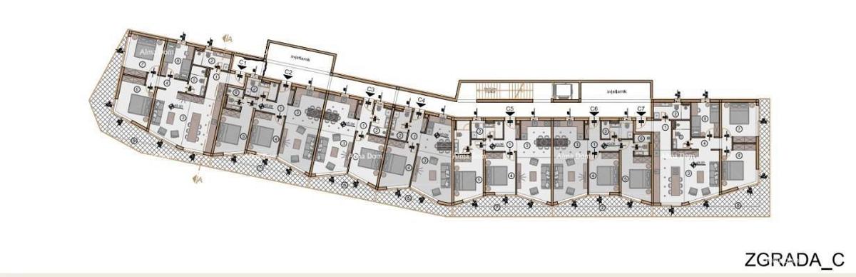 Vendita di appartamenti moderni in un edificio esclusivo con vista sul porto, Pola!