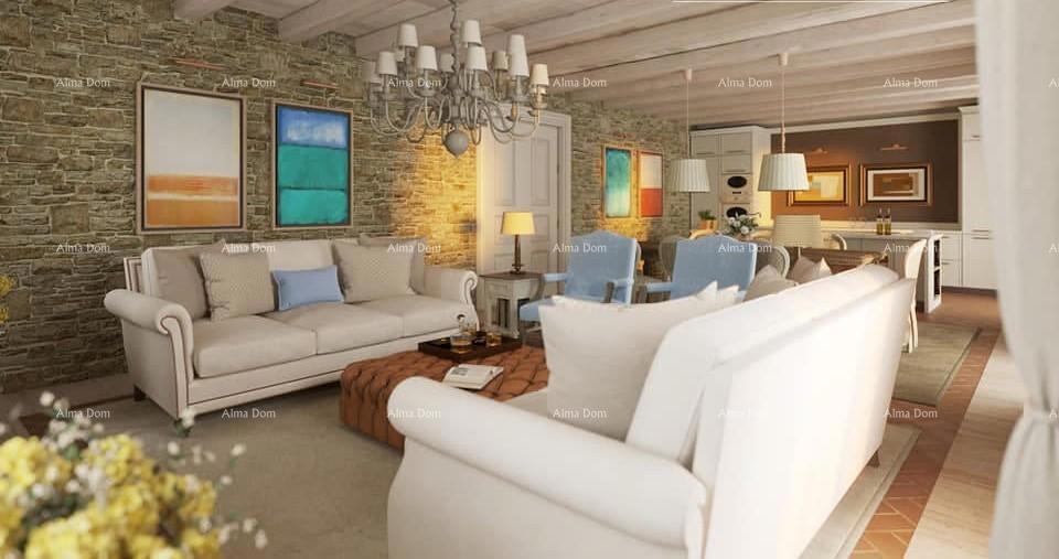 Motovun – Terreno edificabile di 1.965 m² con progetto per villa e vista sulla natura