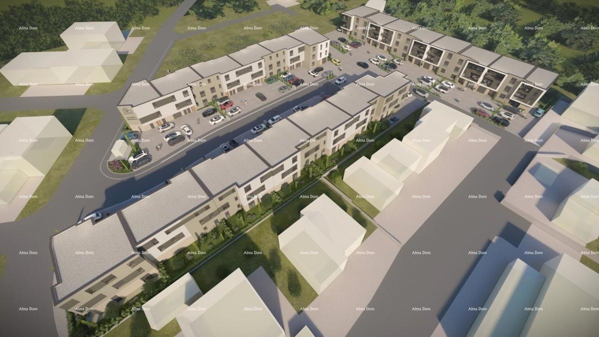 Vendita! Appartamento in nuovo edificio con due posti auto, Pula, Valdebek!