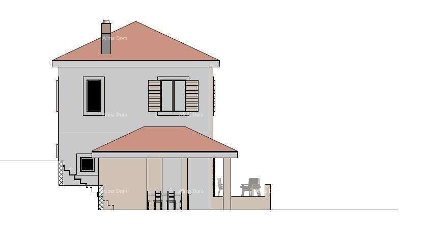 Vendita -- terreno edificabile attraente con permesso di costruzione definitivo, Svetvinčenat!