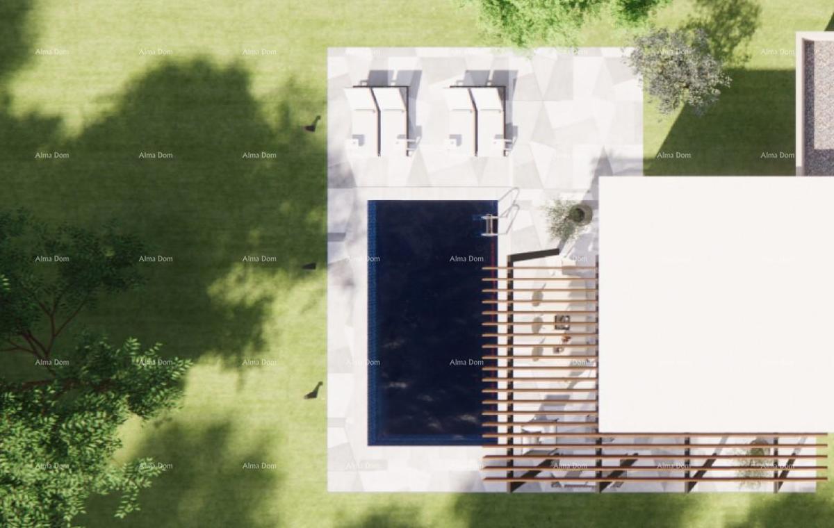 Ville di lusso in vendita, design moderno con piscine, dintorni di Dignano! VA