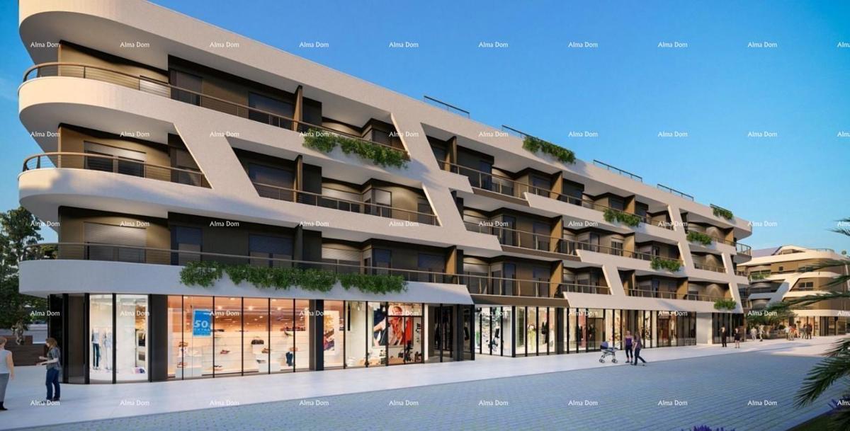 Poreč - vendita di un appartamento in un complesso moderno a uso misto. S68