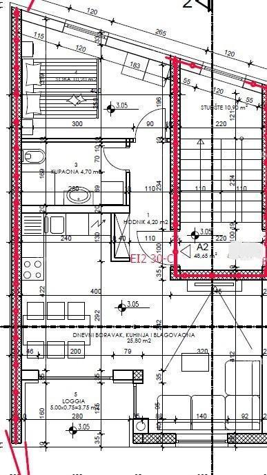 Appartamento nel nuovo progetto residenziale, Pola! Appartamento A2 ZgB
