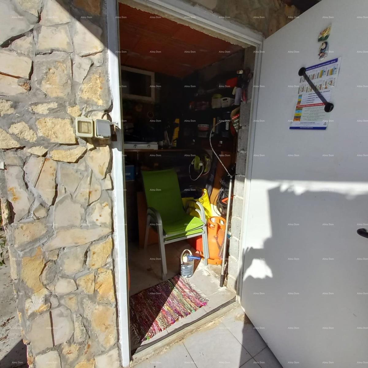 MEDULIN – AUTENTICA CASA ISTRIANA (KAŽUN) CON GIARDINO, A 600 M DAL MARE