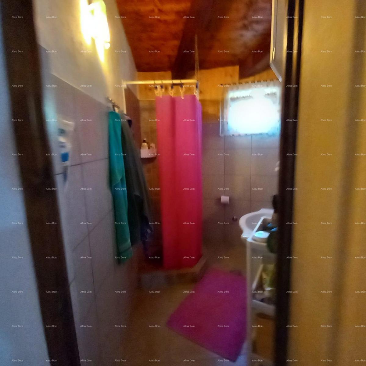 MEDULIN – AUTENTICA CASA ISTRIANA (KAŽUN) CON GIARDINO, A 600 M DAL MARE