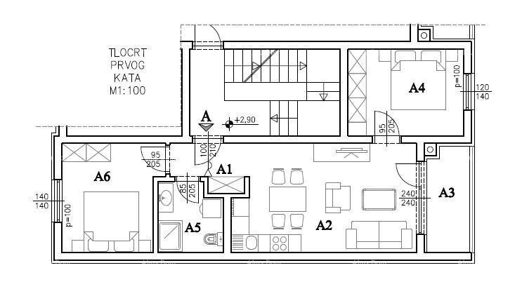 Vendita - Appartamento moderno in un nuovo complesso residenziale privato a Šijana, Pola! C-A