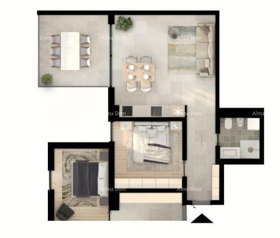 UMAG! Appartamento moderno in un complesso residenziale di alta qualità vicino al mare, S29