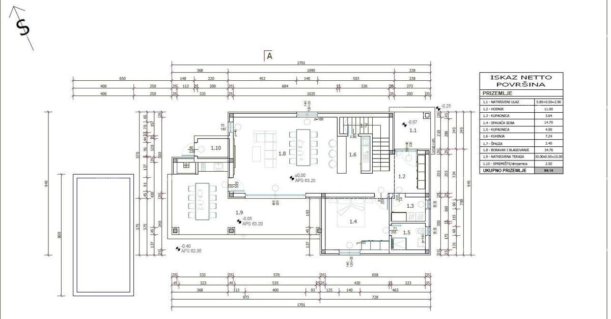 Vendita di una villa con piscina, in costruzione, a Pola!