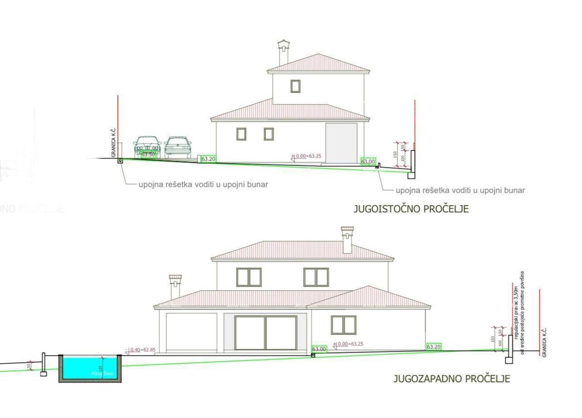Vendita di una villa con piscina, in costruzione, a Pola!