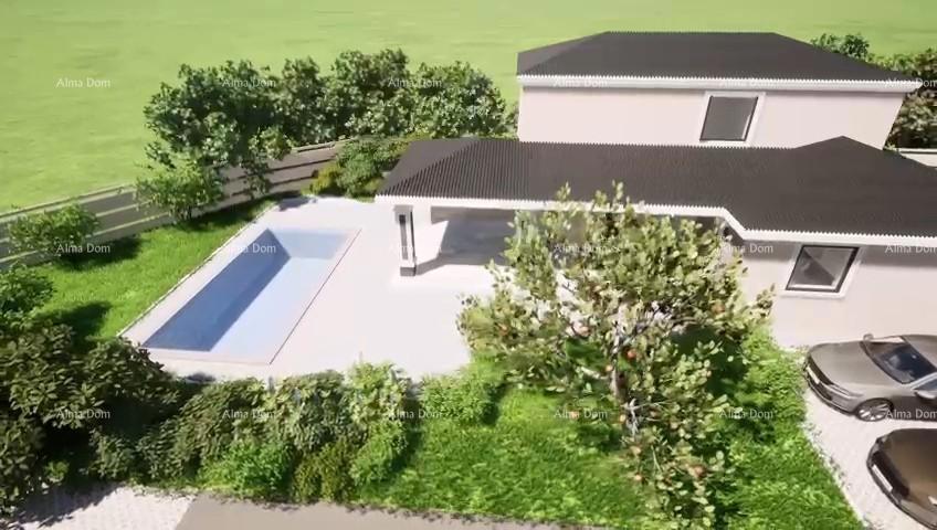 Vendita di una villa con piscina, in costruzione, a Pola!