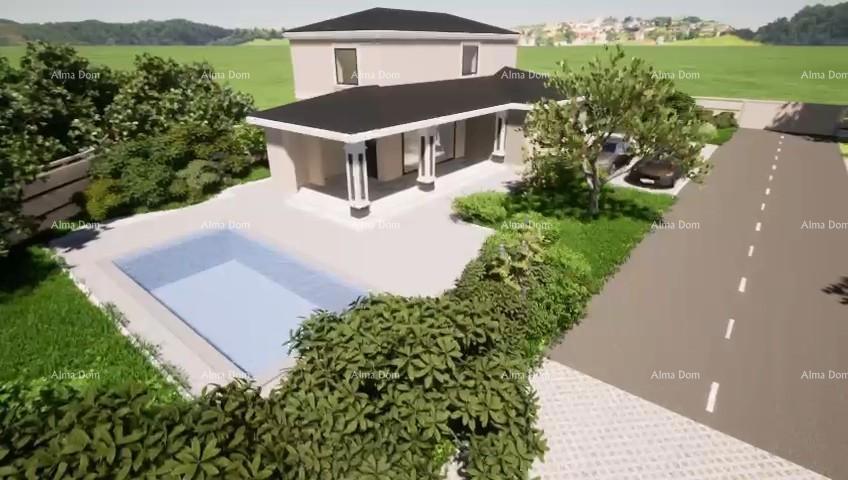 Vendita di una villa con piscina, in costruzione, a Pola!