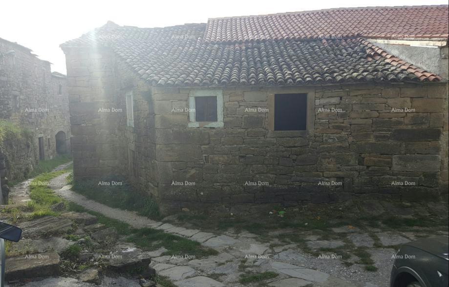 Eccellente opportunità! Casa in pietra da ristrutturare con ampio giardino, vicinanza a Buzet!