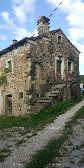 Eccellente opportunità! Casa in pietra da ristrutturare con ampio giardino, vicinanza a Buzet!