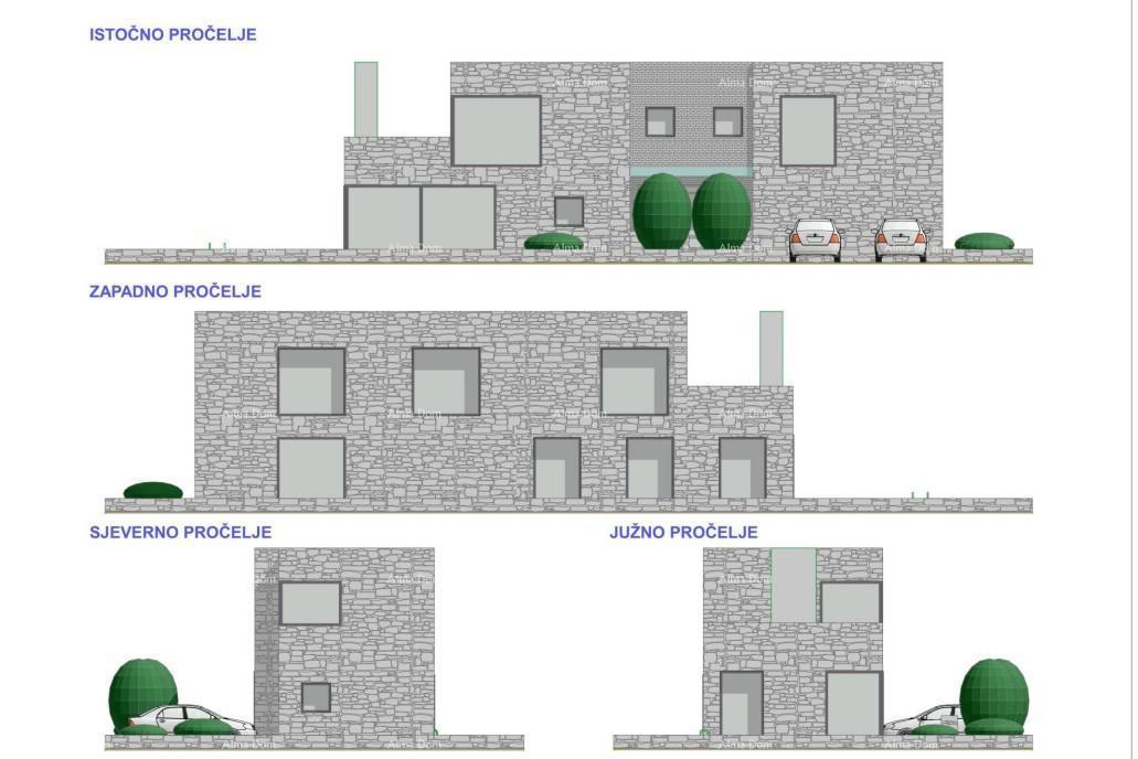 Eccellente opportunità! Casa in pietra da ristrutturare con ampio giardino, vicinanza a Buzet!