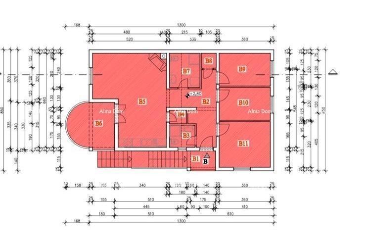 ŠIŠAN, casa con due unità abitative, 195 m2