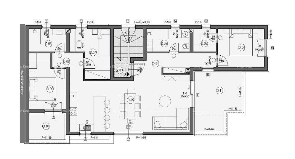 Vendita di appartamenti in costruzione - nuovo complesso residenziale, Pola! Appartamento D zg A3