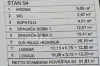 Novigrad – Nuova costruzione, appartamento di 91,81 m² con due loggie di 34 m².