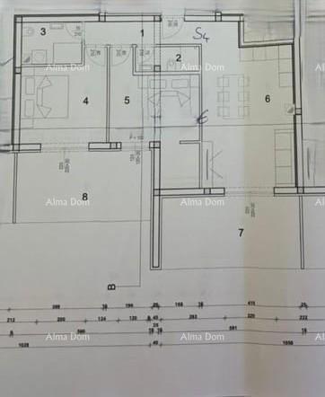 Novigrad – Nuova costruzione, appartamento di 91,81 m² con due loggie di 34 m².