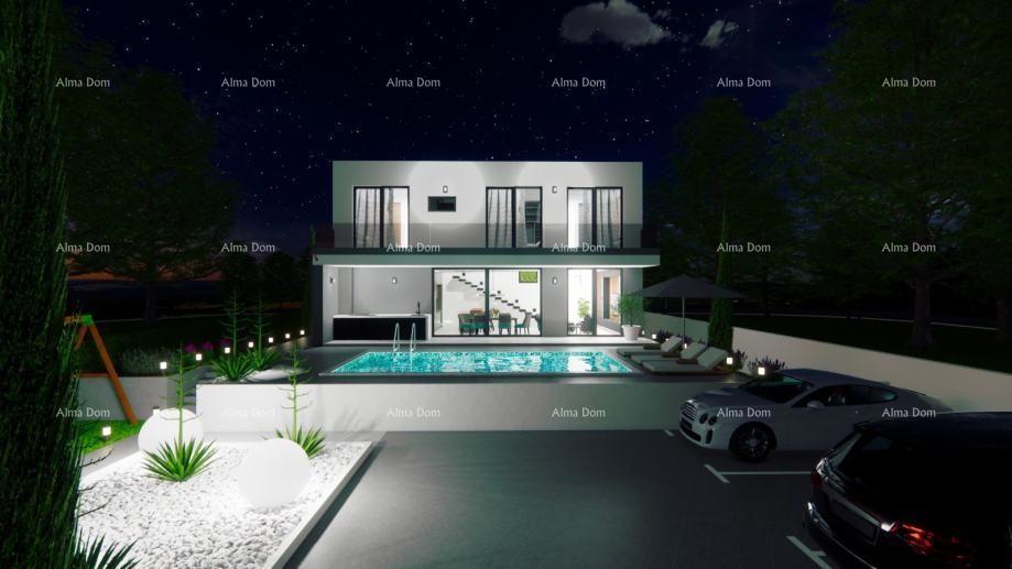 Terreno edificabile di 512 m² con progetto preliminare – Kanfanar