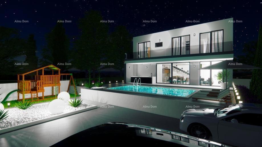 Terreno edificabile di 512 m² con progetto preliminare – Kanfanar