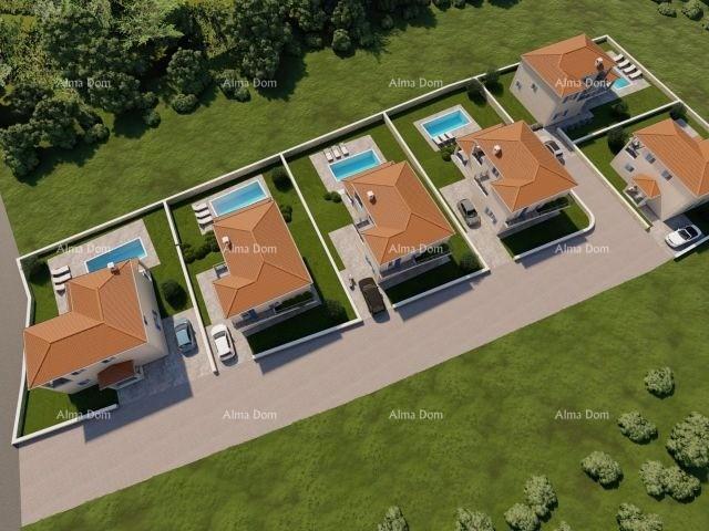 LIŽNJAN! VENDITA DI UNA CASA IN COSTRUZIONE CON PISCINA.