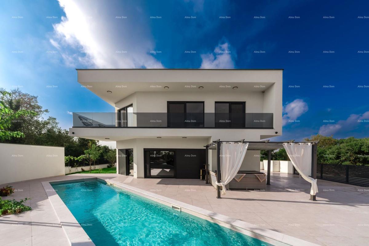 Vendita - villa nuova, moderna ed esclusiva con piscina, Volme, Pula!