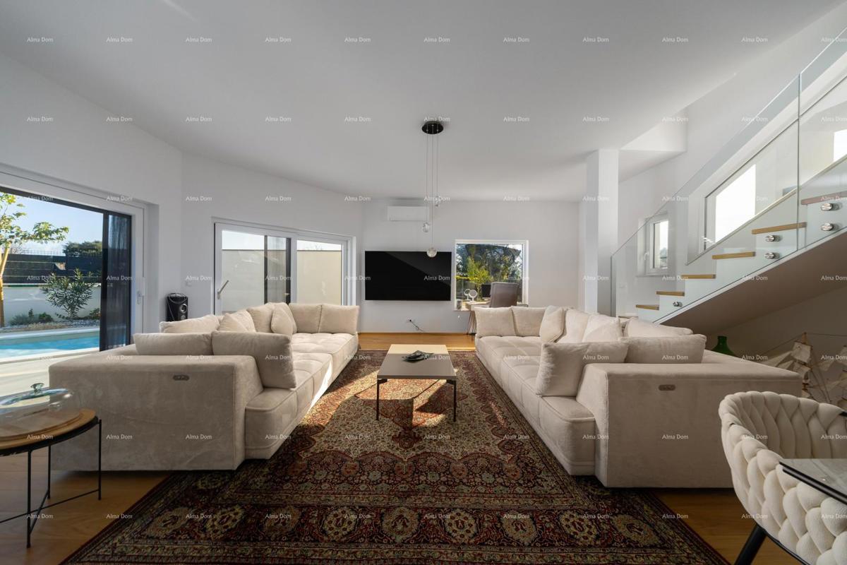 Vendita - villa nuova, moderna ed esclusiva con piscina, Volme, Pula!