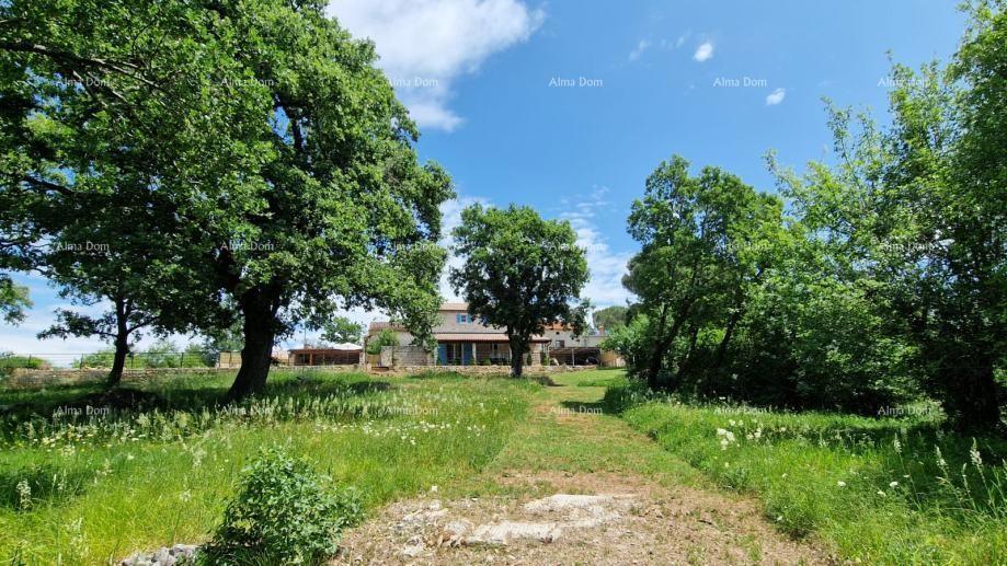 Sveti Lovreč, splendida villa in pietra con ampio giardino